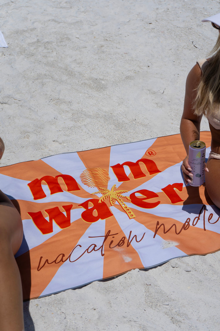 Mom Water Beach Towel