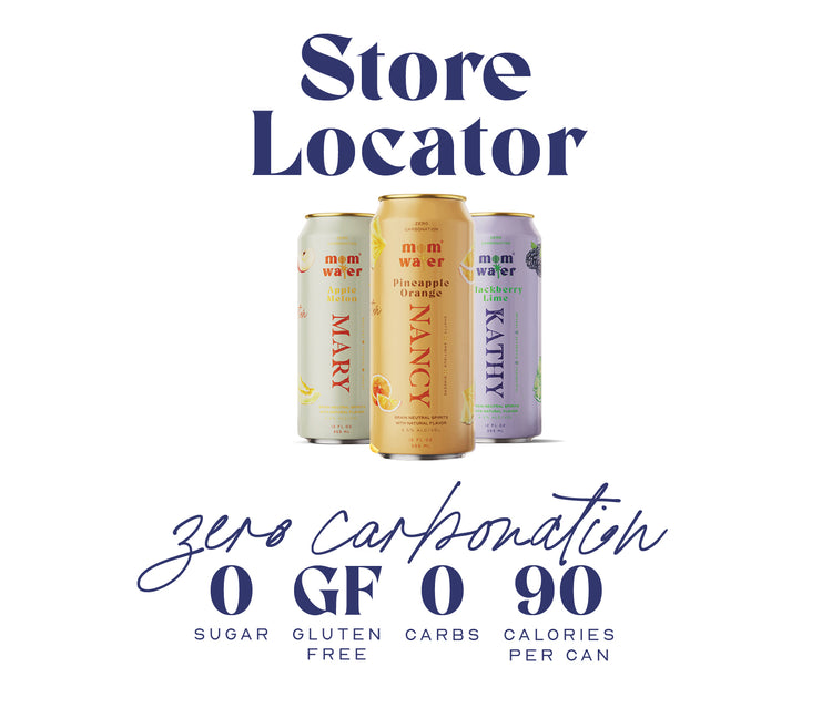 Mom Water Variety Pack 8pk 12 oz Cans - Applejack