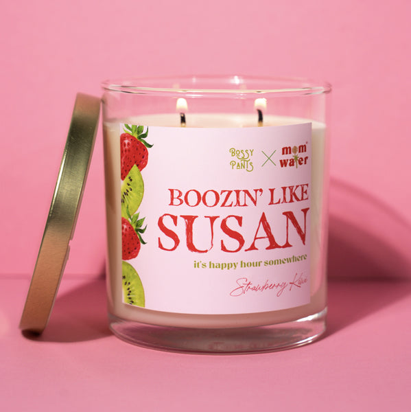 MOM WATER X BOSSY PANTS CANDLES ARE BACK